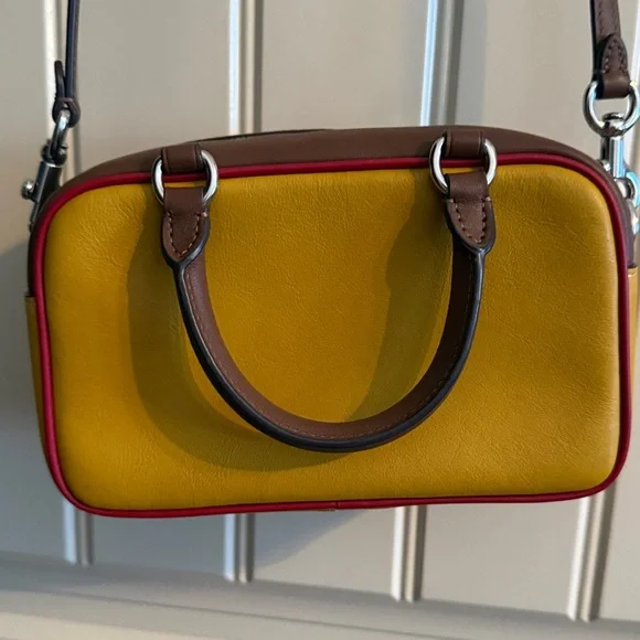 Coach Leather, small colorblock crossbody - Picture 2 of 6